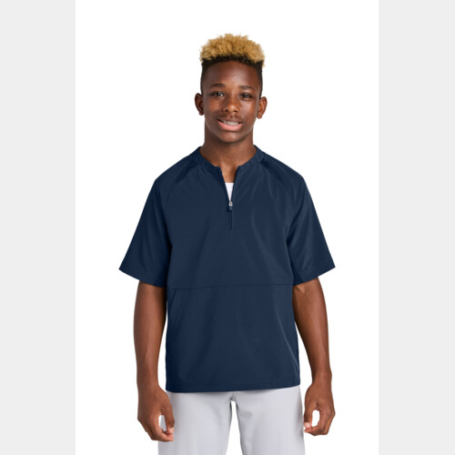 Youth Repeat 1/2 Zip Short Sleeve Jacket Thumbnail