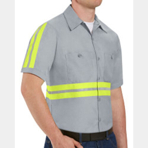 Enhanced Visibility Industrial Work Shirt - Tall Sizes Thumbnail